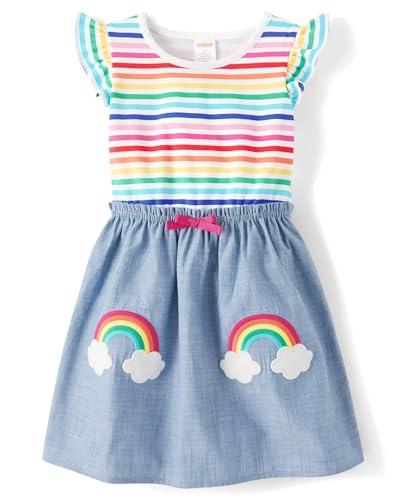Gymboree Girls and Toddler Embroidered Short Sleeve Dress