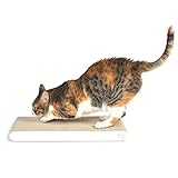 4CLAWS Flat Scratching Pad (2 Pack, White) - BASICS Collection Cat Scratcher