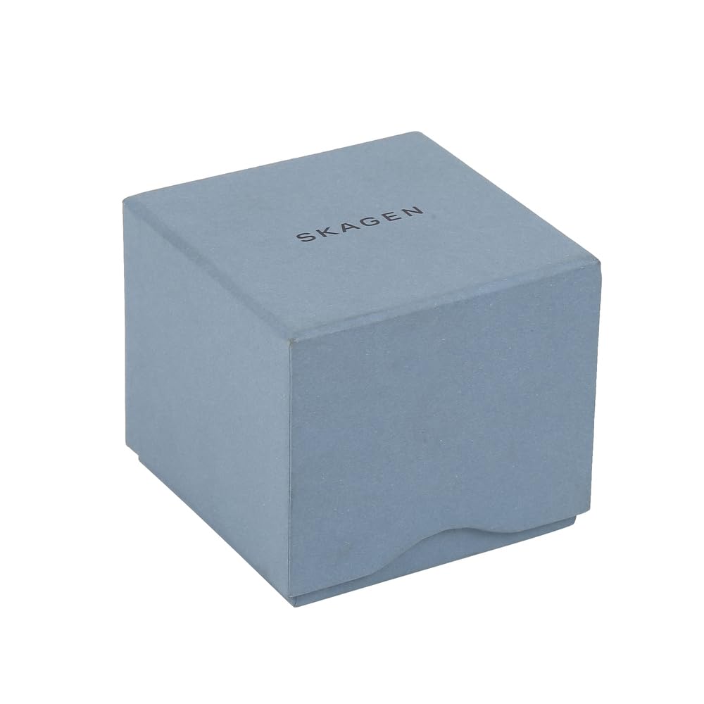 Skagen Melbye Titanium Zegarek dla mężczyzn, kwarcowy mechanizm z trzema wskazówkami i paskiem ze stali szlachetnej lub skóry