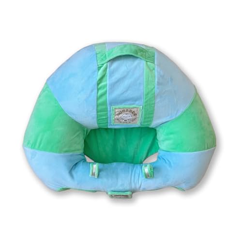 Image of The Original Hugaboo Infant Sitting Chair for babies - Blue N' Green