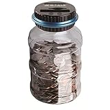 ➤ Leicht zu drehen,Deckel für Ihre Bequemlichkeit ausziehen!Zwei kleine Rillen am Glas Körper machen Sie es einfacher zu halten.Es enthält auch +/- Tasten auf dem Deckel,um manuell zu erlauben.