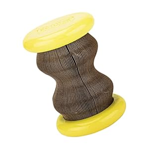 LIOOBO Katzenkratzbrett Wellpapier Gelb