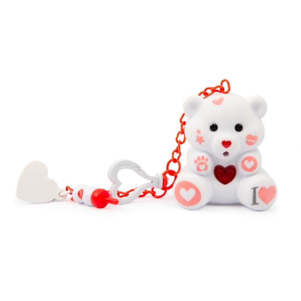 Coccolotti Love&Tell Passion - Orsetto Bianco, Con Funzione Registrazione e Portachiavi Charm, Animali Interattivi Giocattolo,Per Bambini 4 Anni +, Giochi Preziosi