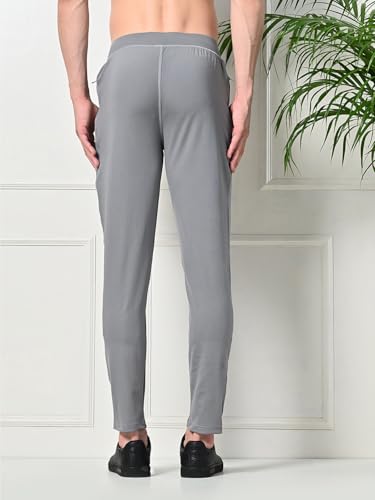 Image of FITINC Men's Stretchable Track Pant for Gym with Zipper Pockets