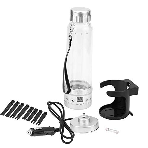Keenso Taza Viaje del Coche 280ml 12V, Taza de Agua café Keenso Taza Viaje del Coche 280ml 12V, Taza de Agua café
