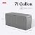 Keter Marvel Plus 71 Gallon Resin Outdoor Storage Box for Patio Furniture Cushions, Throw Pillows, Garden Tools and Pool Floats, Light Grey