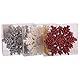 Set 6 Colgantes Estrella Nieve 10 cm