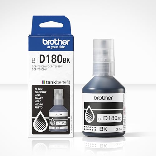 Brother BTD180BK butelka z atramentem, czarna