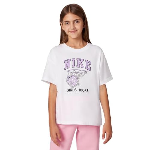 Nike Girls’ Sportswear T-Shirt (Basketball Hoop)
