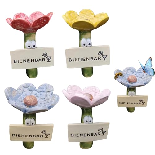 LUMOOM 4 Stück Bienentränke Insektentränke für den Garten, Bienen...