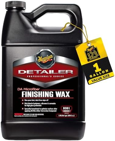 Meguiar's D30101 DA Microfiber Finishing Wax - 1 Gallon