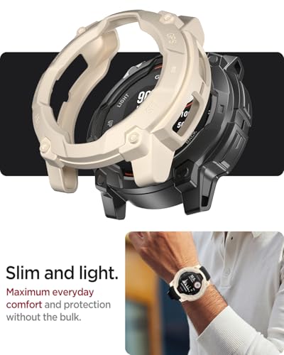 Carcasa Garmin Instinct 3 Solar 50mm Miimall funda protectora anticolisión resistente a arañazos 6