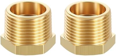Brass Hex Bushing Thread Adapter for Tub and Shower Plumbing