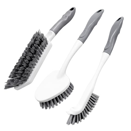 3PCS Heavy Duty Scrub Brush Set - Shower Cleaning Brushes