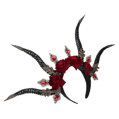 Cornes de diable en plastique MAGICLULU serre-tête confortable pour fête