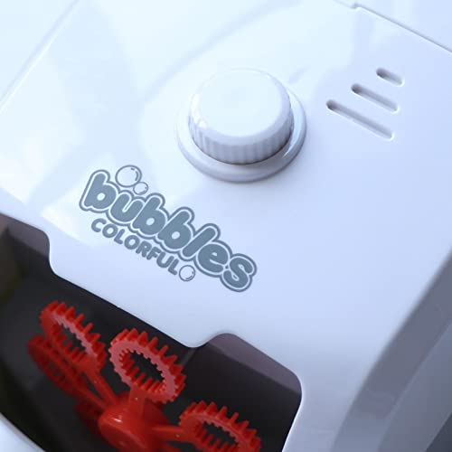 Vaveren Máquina de Bolhas Automática Portátil Máquina de Bolhas Sopradora Festa Efeitos de, cinza