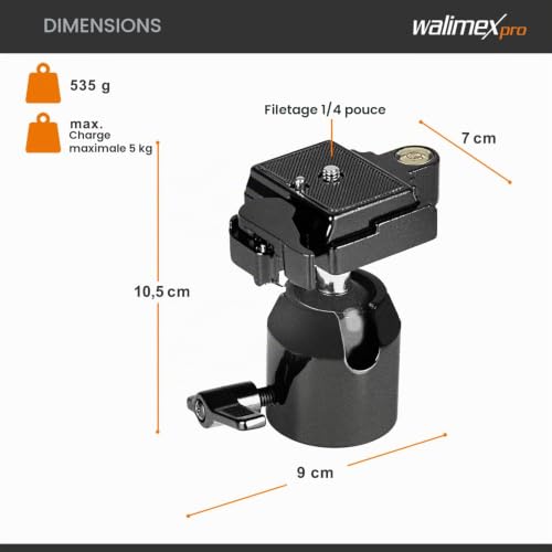 Walimex Ft 002h Rotule Pro - vue 5