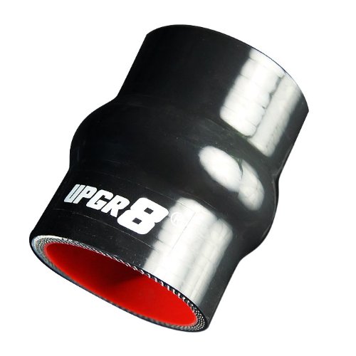 Upgr8 Universal 4-Ply High Performance Straight Hump Coupler Silicone Hose (2.0"(51MM), Black)
