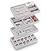 Organizzatore Gioielli,Espositori Per Collane,Vassoio Porta Gioielli,Espositore Anelli,Organizer Gioielli da Cassetto,Porta Anelli Espositore,Per Conservare ed Esporre Orecchini, Collane, Anelli