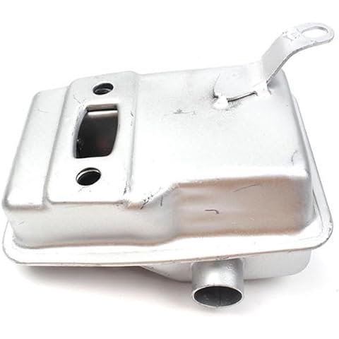 Exhaust Muffler for Chinese 1E48F 48F 63CC Engine Ground Auger Power Earth Drills Grass Trimmer Replacement Spare Parts (Color : Side hole) Cover