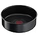 Tefal Ingenio Unlimited 26cm Sautepan, Stackable, Aluminium, Induction, Easy Cleaning, Non-Stick Coating, Removable Handle, Heat Indicator, Black, L7633502