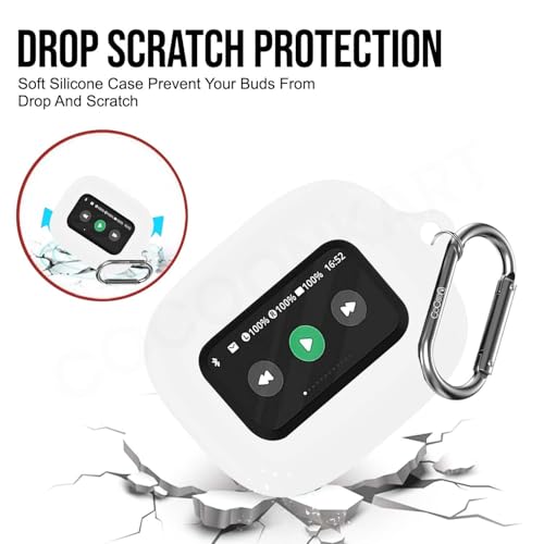Image of Soft Silicone Case Cover for JBLL Live Beam 3 | Live Flex 3 | Live Buds 3 (White)