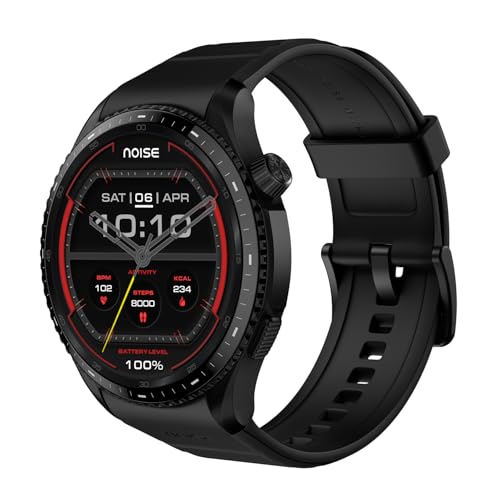 Noise Newly Launched Halo 3 Smart Watch with 1.43” AMOLED Display, 1000 NITS Brightness, Premium Metal Design, Powered by AI Pro, AI Transcription, Mo