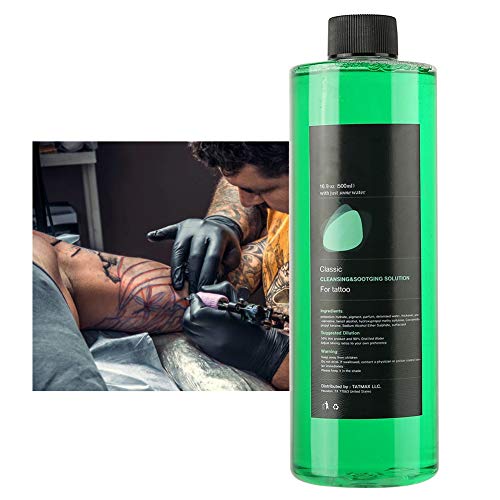 500ml Tattoo Green Soap, Tattoo Cleansing Soothing Solution Skin Clean ...
