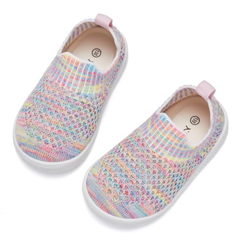 Image of MORENDL Baby Toddler Walking Socks Non-Slip Breathable Unisex Casual Sneakers