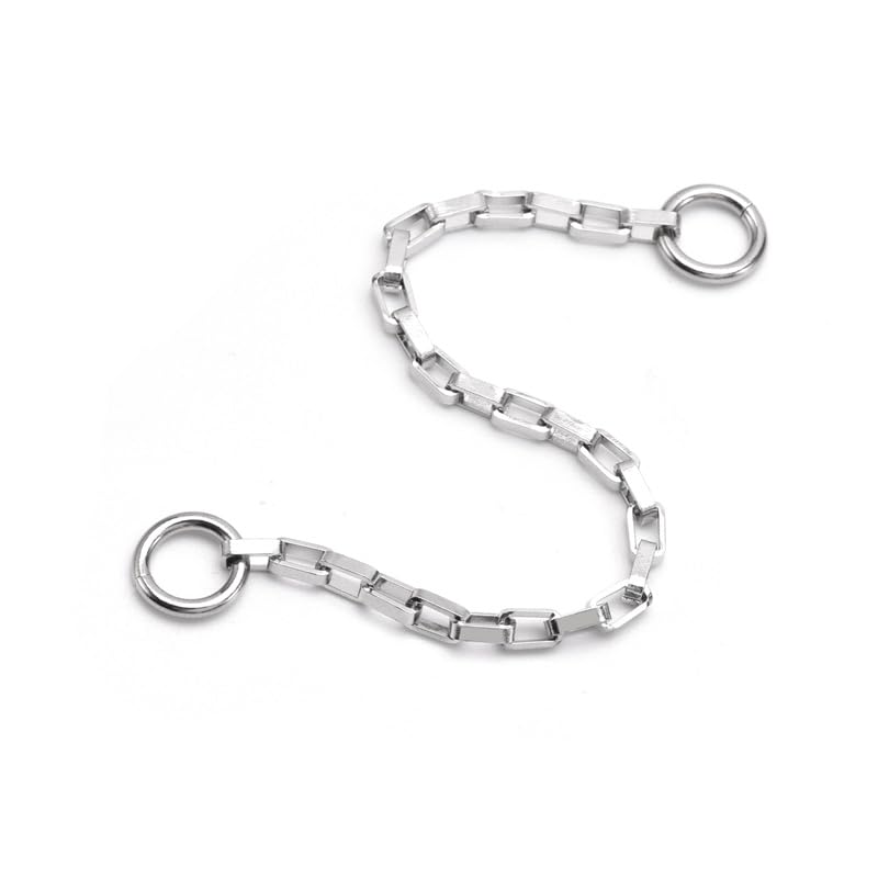 50 Cadenas extensoras de 8 a 15 cm para Hacer Joyas, Cadena de Cola, Cadena de extensión extraíble, Cadena de extensión, Pulsera, Extensor de Cadena para Collar, Pulsera, Tobillera, Llavero