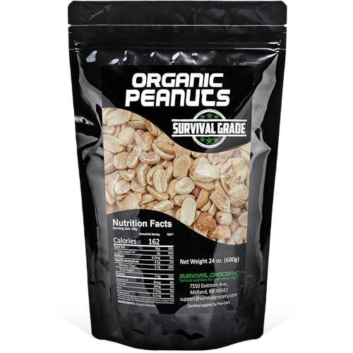 Organic Dry Roasted Peanuts (24 oz./1 Bag)