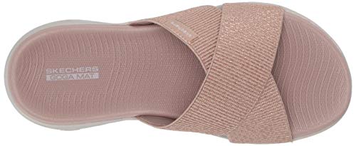 Skechers Womens On-The-Go 600 - 16259 Slide Sandal, Rose Gold, 9 Us #TOP4