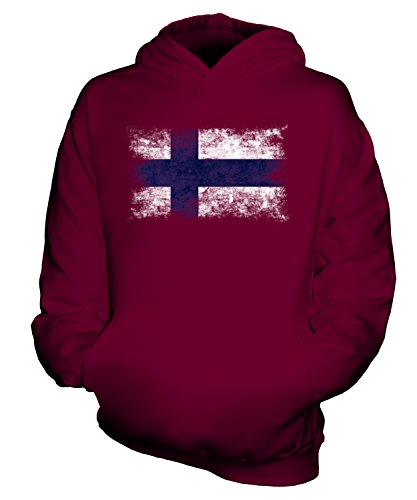 Sweat-shirt Finlande délavé enfant au design vintage unique