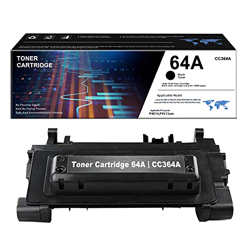 HOBBYUNION Compatible 64A Toner Cartridge Replacement for HP CC364A (Black,1-Pack)