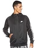 Nike Herren Sportswear Hoodie Mit Durchgehendem Reißverschluss, Black/(Sail), S
