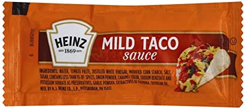 Heinz Mild Taco Sauce, 200 Count