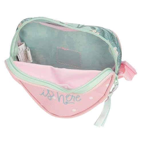 Spring is Here Shoulder Bag Pink 17x14.5x5cm Polyester, pink, shoulder bag, Pink, shoulder bag4