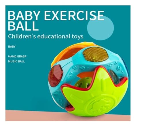 Image of GENIE'S Toy Bus - Hand Rattle Baby Infant Educational Toys I Baby Toys Musical Color Ball I I BPA Free & Sensory Learning Toy for Kids Age 4+ Months