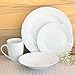 10 Strawberry Street Simply Round 16 Piece Dinnerware Set, White