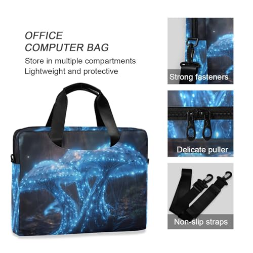 Funda para portátil Alaza Mushroom Blue 13-15.6 pulg miniatura 6