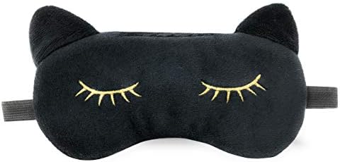 Cute Cat Ear Sleep Mask - Ultra Soft Light Blocking Eye Mask with Adjustable Strap - Fun Cat Lover Gift for Women & Moms - Travel & Bedtime Accessory - Birthday or Christmas Stocking Stuffer image 4