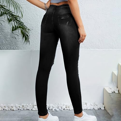 Women's Flare Bell Bottom Jeans High Waisted Wide Leg Bootcut Jeans Stretchy Casual Vintage Denim Pants with Pockets4