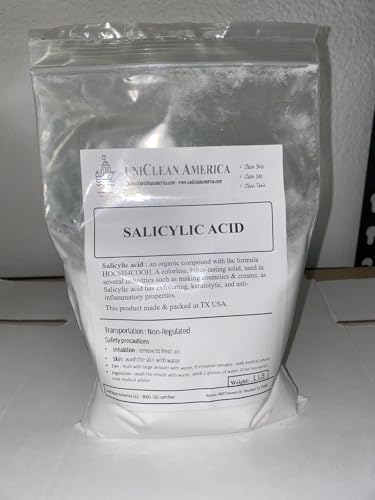 Salicylic Acid - High Puirty for Beauty & Cosmetic use for Peeling & exfliating Agent - Made in USA - Weight 15lb