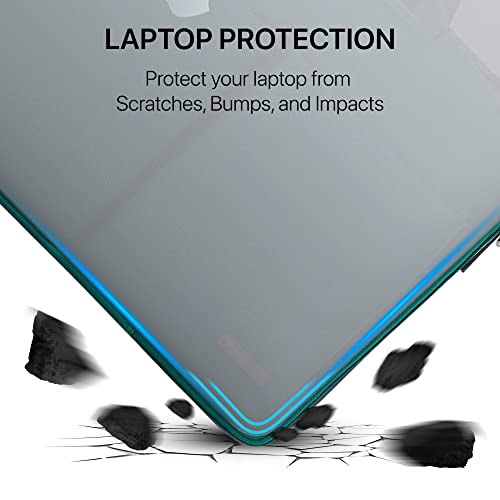 Image of Vaku Luxos MESTELLA Laptop Messenger Bag for Men and Women compatible with MacBook 14 inch Premium Collection Refined Leather Sleeve with adjustable Strap Highly Durable (Sea Green)