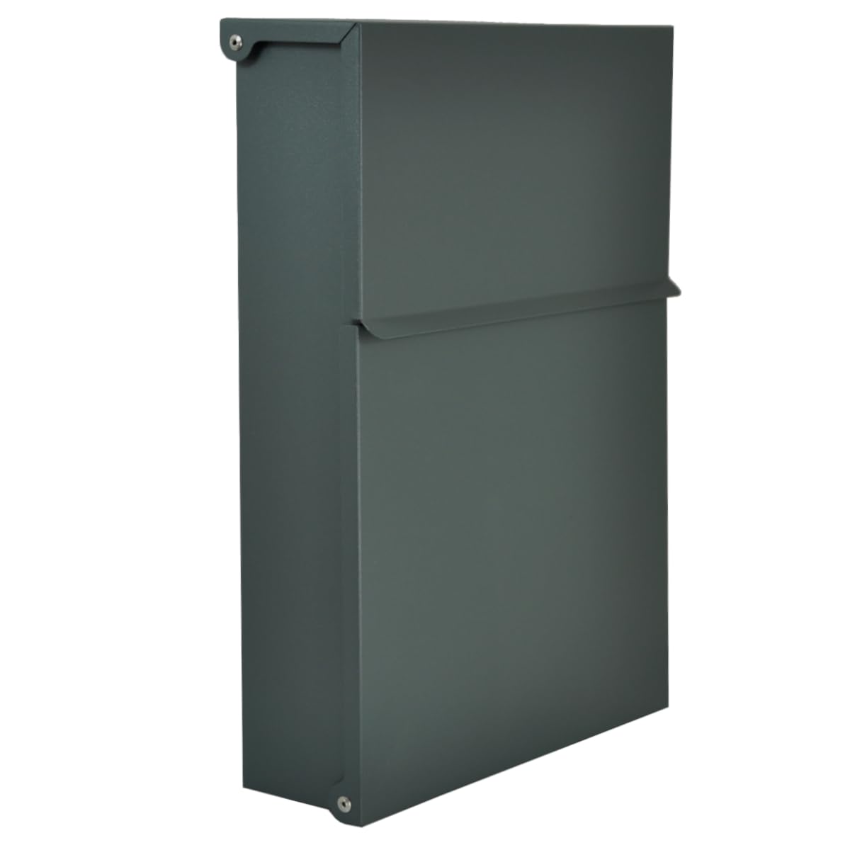 Boîte aux lettres murale sans compartiment à journaux, couleur gris anthracite mat RAL 7016 Mini 30 x 23 cm