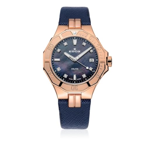 Edox Delfin Diver Date Lady 53020-37RC-NANR