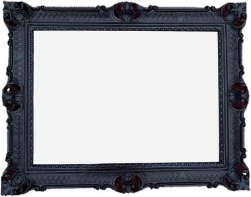 artissimo Cadre photo baroque noir 50 x 70 cm - Cadre gothique antique - 70 x 90 cm - Cadre photo de mariage - Sans verre - 3057