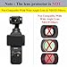 iDaPro 2PCS DJI Osmo Pocket 3 Screen Protector + 2PCS Osmo Pocket 3 Lens Protector, Pocket 3 Accessories,0.3mm Ultra-thin Tempered Glass,9H Hardness,Scratch Resistant,Anti-Bubble,Easy Installation