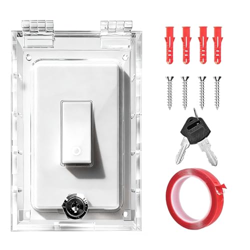 Young Dance Smart Home Switch Cover,Baby Proof Light Outlet Covers,Child Safety Switch Plate Guard,Wall Plug Box,Kids Electrical Protector Box Fits All Outlet 4.95" H X 3.35" W X 1.77" D or Smaller