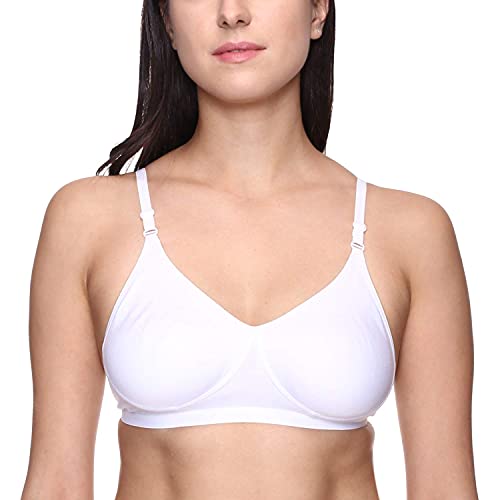 Image of SCTC 100% Cotton Girls /Women's Everyday Wire Free (Non Wire) Non Padded B-Cup Seamless | T-Shirt | Full Coverage Bra Pack of 1 Color:: (May be Vary)